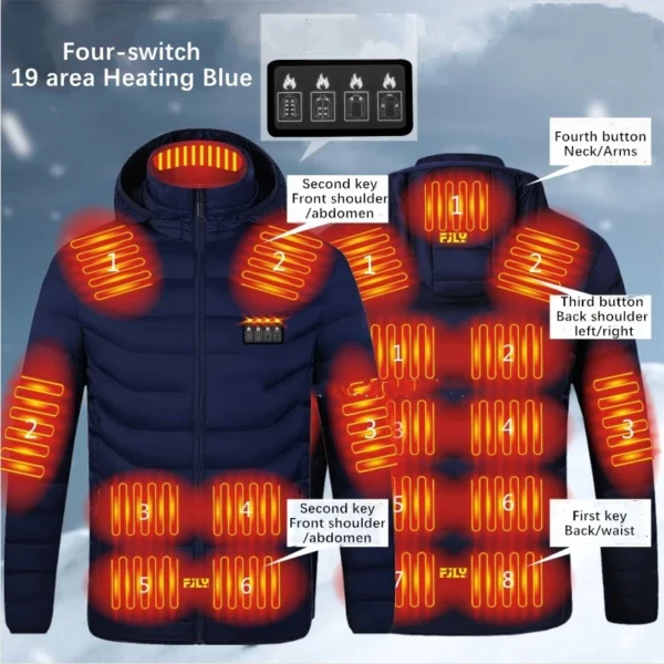Milwaukee Heated Jacket - Windproof, Insulated, and Stylish - Image 4