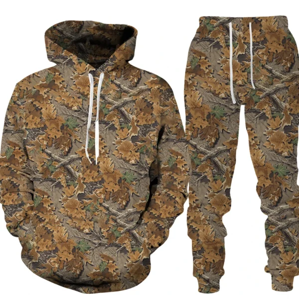 Ultimate Camouflage Hunting Animal 3D Hoodie Sweatshirt - Image 3