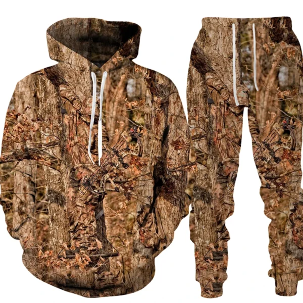 Ultimate Camouflage Hunting Animal 3D Hoodie Sweatshirt - Image 4