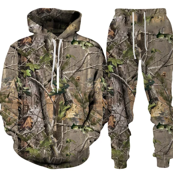 Ultimate Camouflage Hunting Animal 3D Hoodie Sweatshirt - Image 5