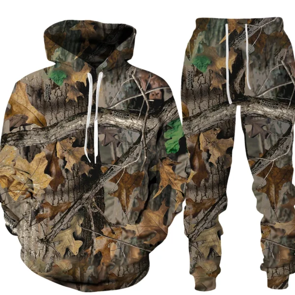 Ultimate Camouflage Hunting Animal 3D Hoodie Sweatshirt - Image 7